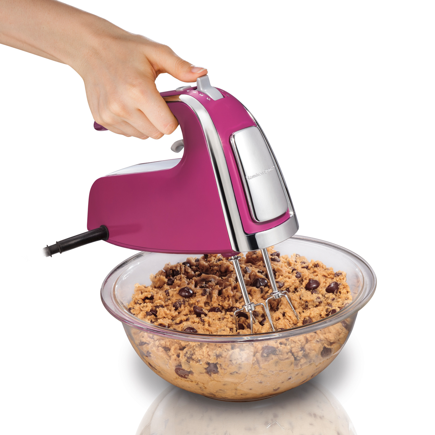 Batidora Manual 6 Velocidades Rosa (62621)