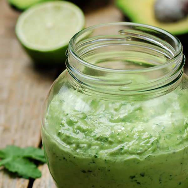 Aderezo de cilantro y aguacate 